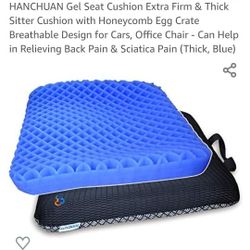 NEW IN BOX HANCHUAN Gel Seat Cushion Extra Firm & Thick for Sale in Sun  City, AZ - OfferUp