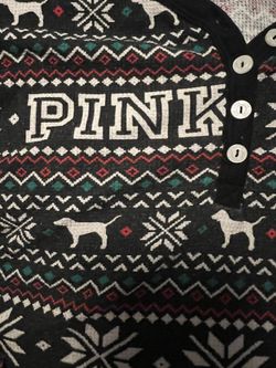 Victoria’s Secret PINK Christmas Shirt Sz Medium 🎄