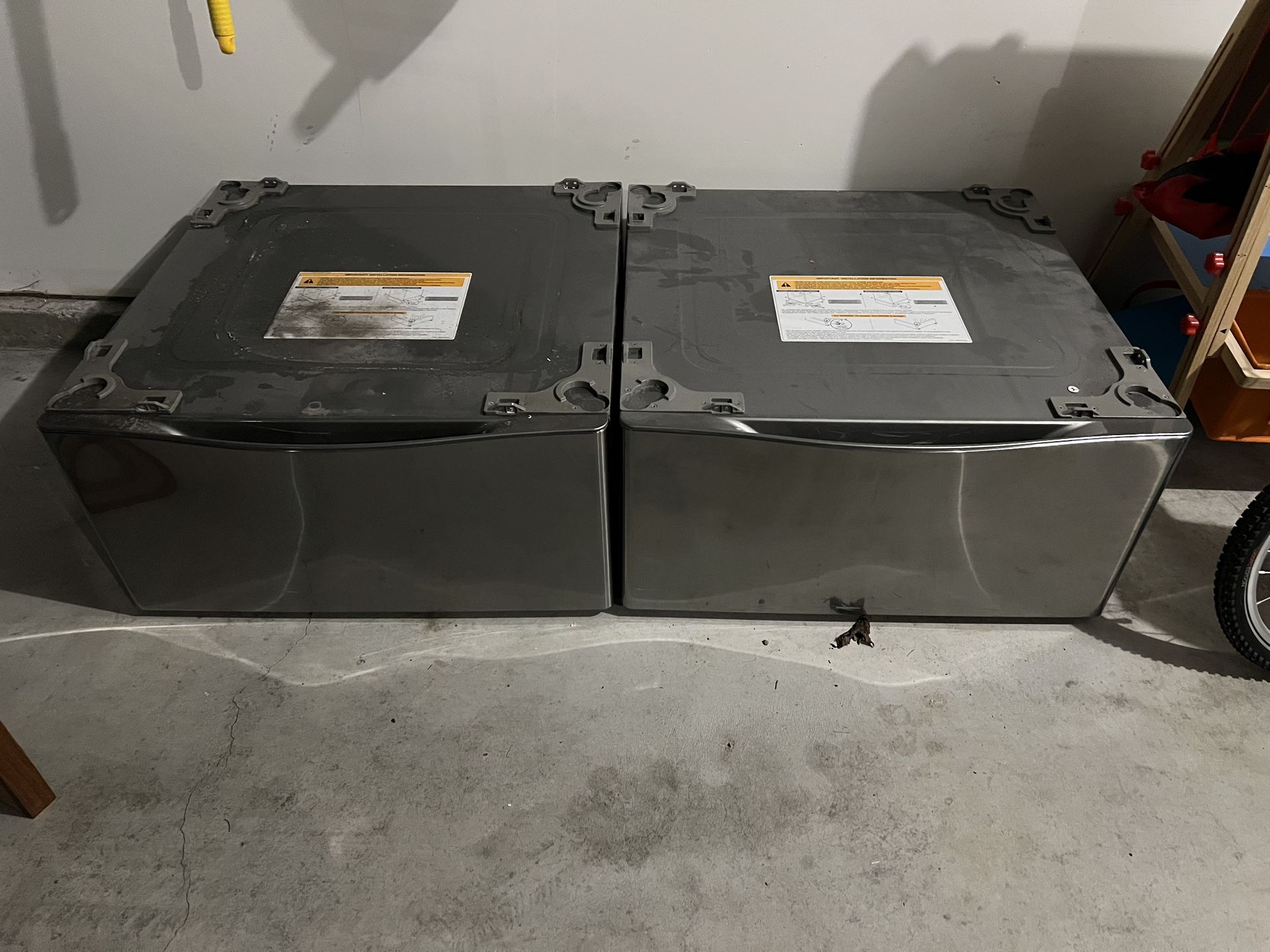 Washer/Dryer Storage Boxes