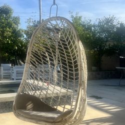 Bamboo Hanging Chairs. 