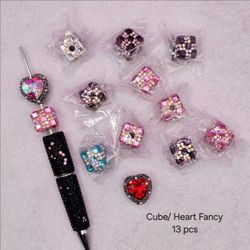 Cube/ Heart Fancy Beads