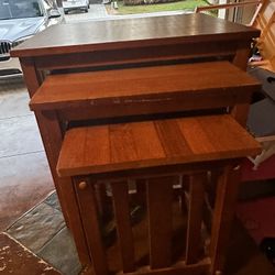 Wood End Tables
