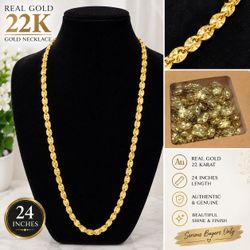 22K Real Gold