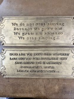 Set Of Two Inspirational Wall Decor