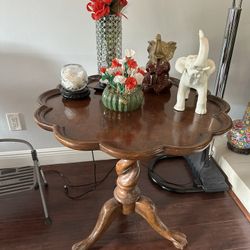 Wood End Table