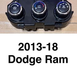 2013-18 Dodge Ram Climate Control Module 