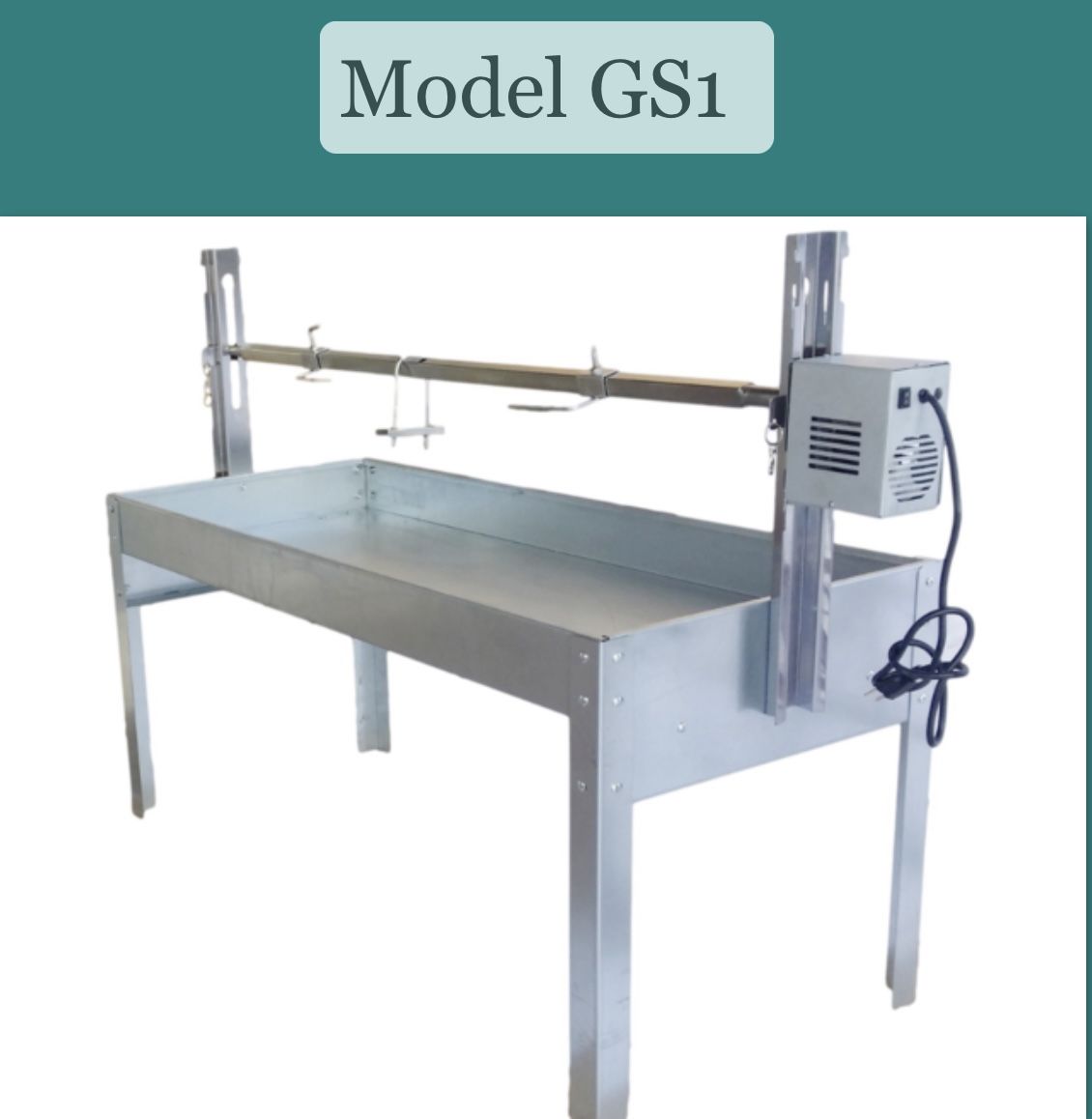 CHAROTIS - BBQ Spit Rotisserie Roaster Model GS1