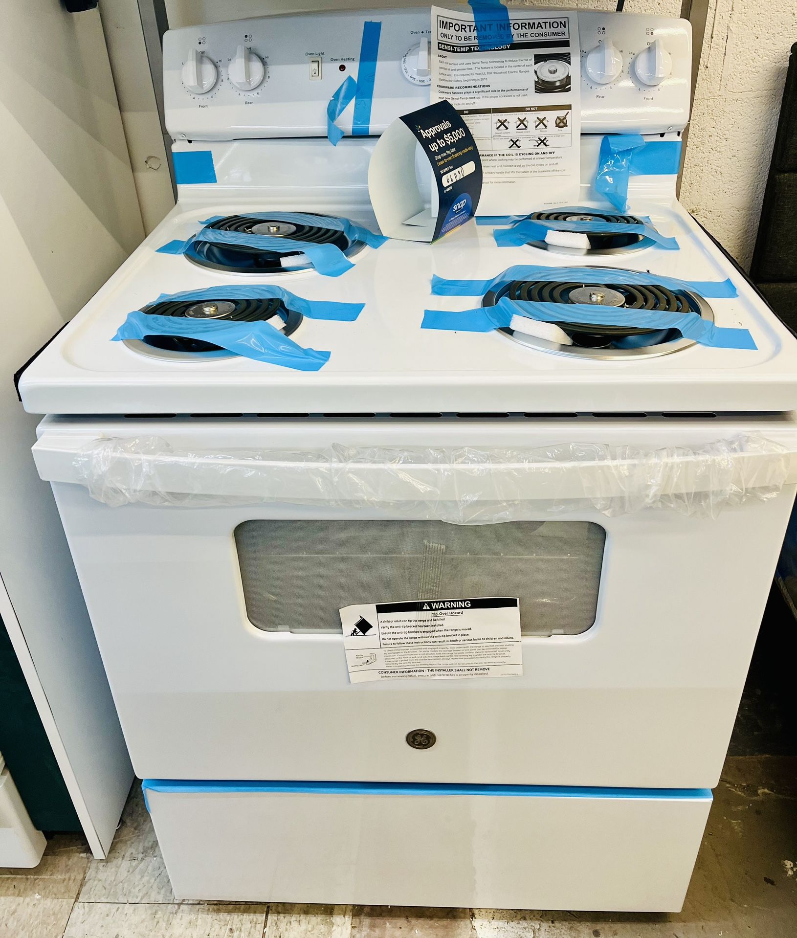 🔥🔥30” GE Electric Range