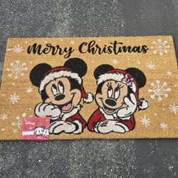 🎅 Mickey Mouse Christmas Doormat 🤶