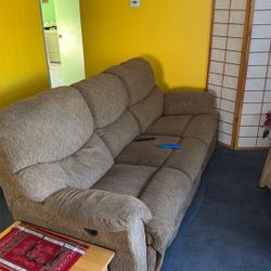 Sofa and chair