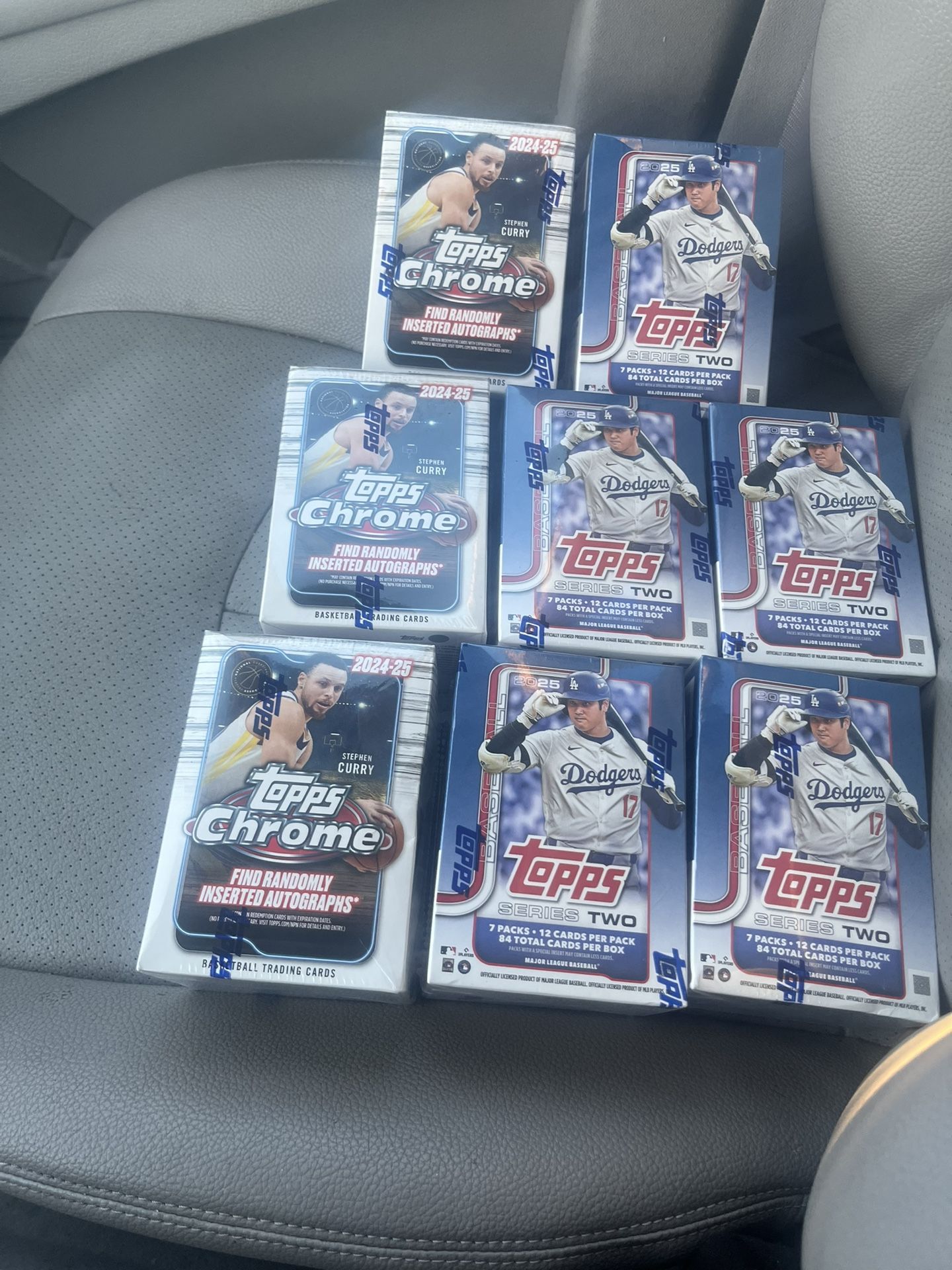 2025 Topps Series 2 MLB. 2025 Topps Chrome NBA Blaster Boxes.