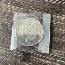 Circulated 1879 Morgan Silver Dollar 
