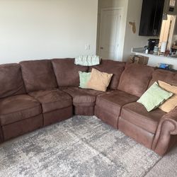 Chocolate Sectional Couch 