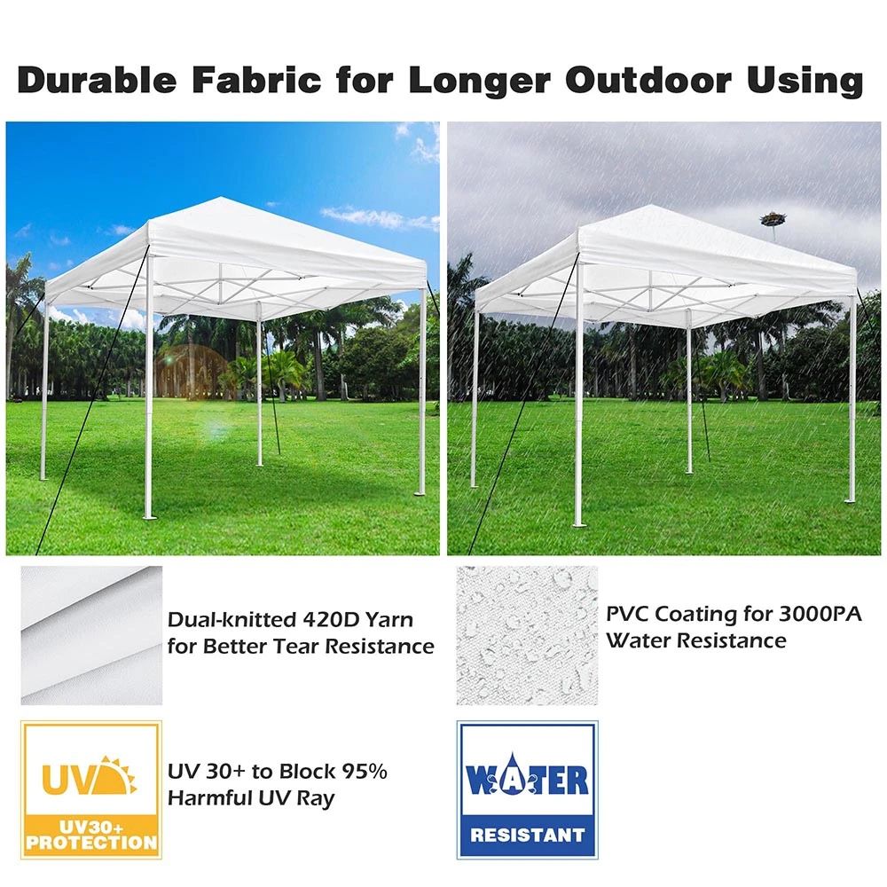 E-Z UP Instant Canopy Shelter Tent White