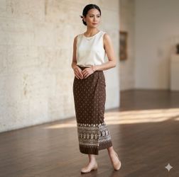 Chaus Maxi Pencil Wrap Skirt size 6🌟Lighweight