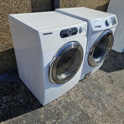 samsung Front Load Heavy Duty Large Capacity Washer And Dryer.