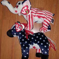 Lefty Righty Beanie Babies