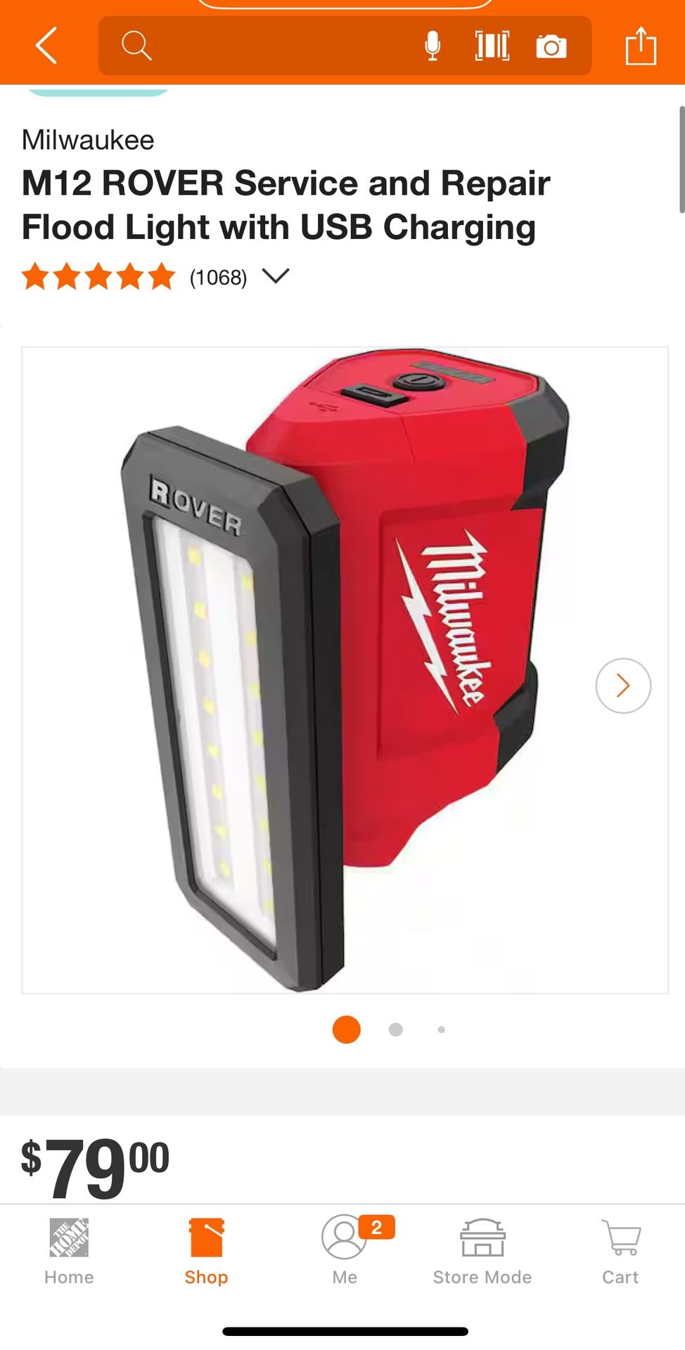 Milwaukee M12 Light