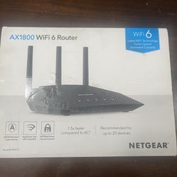 Netgear AX1800 Wifi 6 Router 