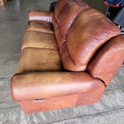 Free Brown Leather Couch