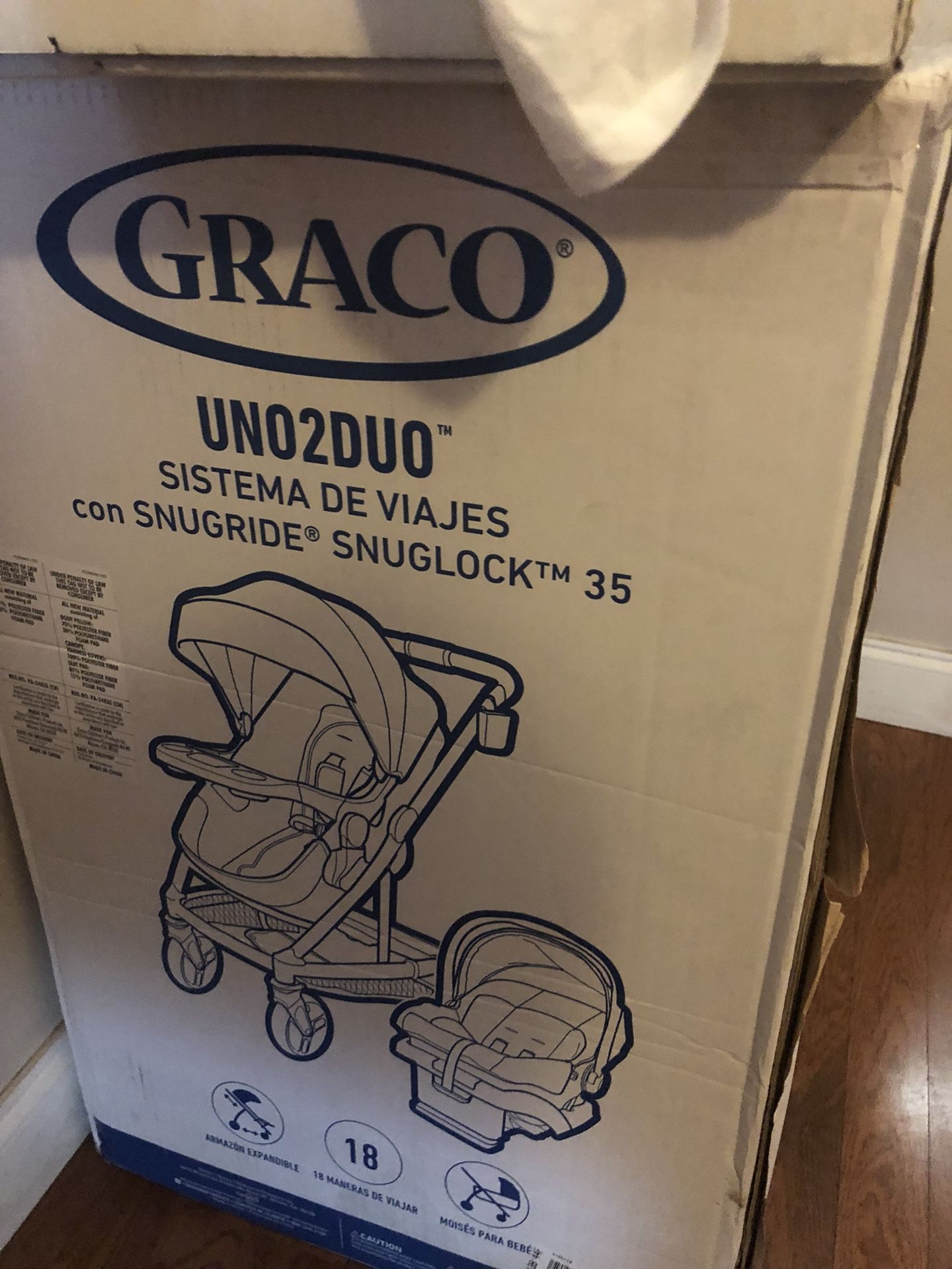 Graco snuglock stroller top