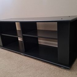 TV Stand With 2 Adjustable Shelves