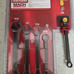 Craftsman 5pc Open End Wrench Set 