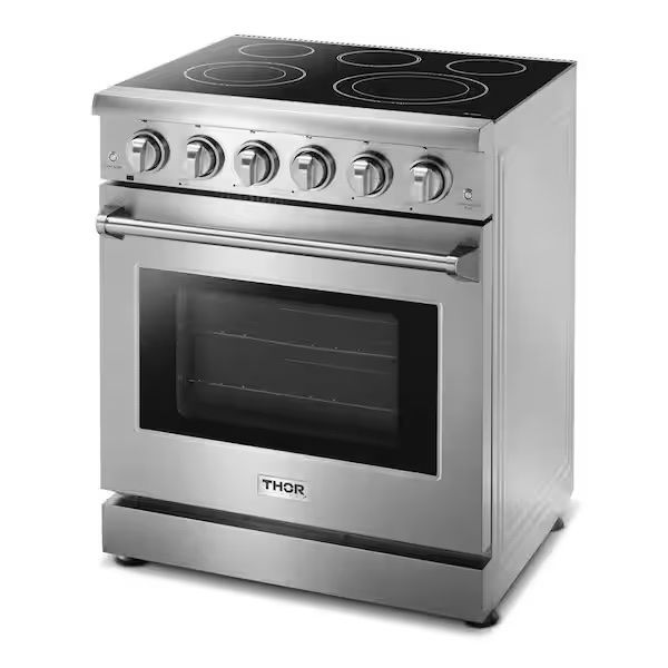 Thor Kitchen 30 in. 4.55 cu. ft. Single Oven Electric Range with Convection in Stainless Steel