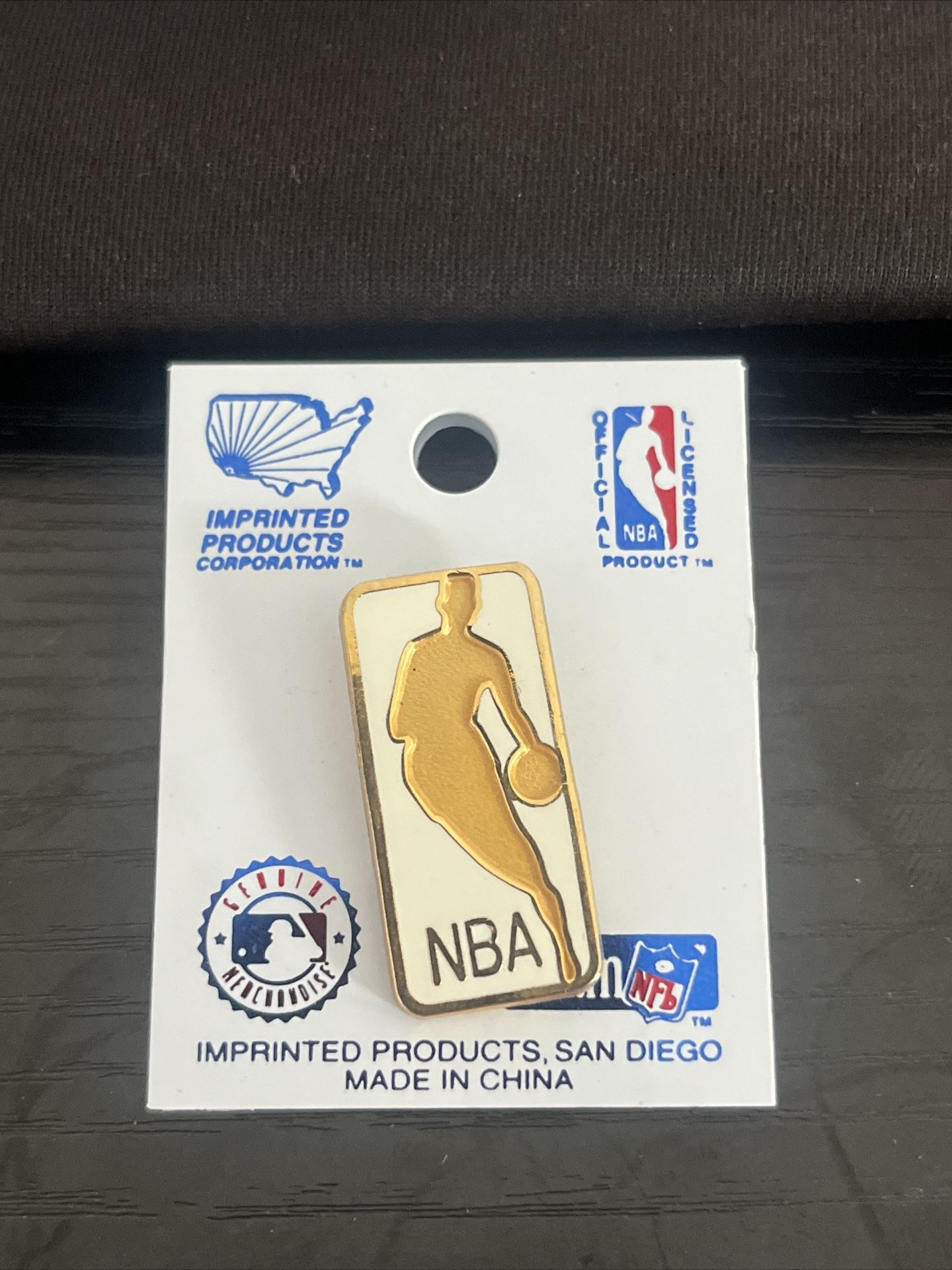 Vintage Imprinted Products NBA Logo Pin New