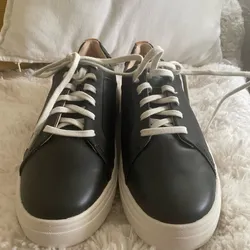 Clark's Women's sneakers Black Leather - Size 9