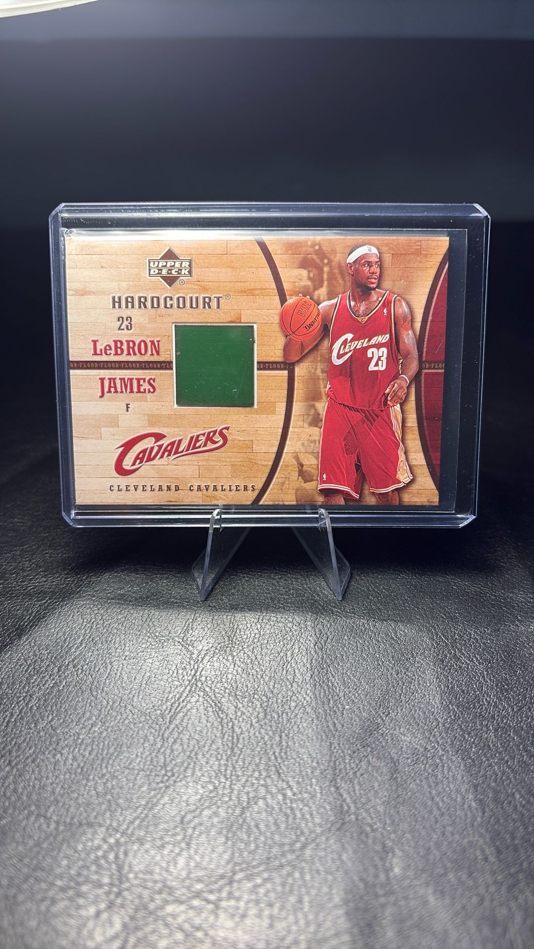 LeBron James Upperdeck Hardcourt Game-used
