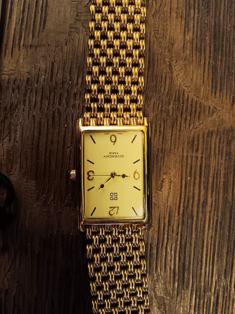 Givenchy Gold Watch 