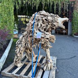 Angry Beast Driftwood Sculpture