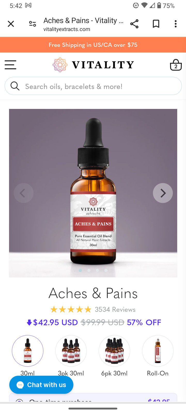 Brand New Aches And Pains - Vitality Essential Oils
