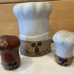 Takahashi, Salt And Pepper And Utensil Holder Set