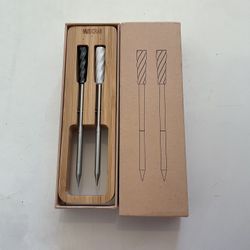 Dual Sensor Wireless Meat Thermometer Bluetooth 5.0 Grill Thermometer Smart Digital Probe Thermometer with 2 Probes for Grilling and Smoking, BBQ Oven