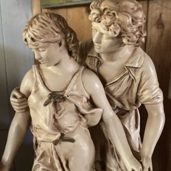 Vintage Marwal Chalkware Figurine 