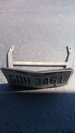 2010-2013 5th Gen Camaro front license plate bracket