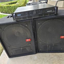Fender PA Monitor Speakers & Amp