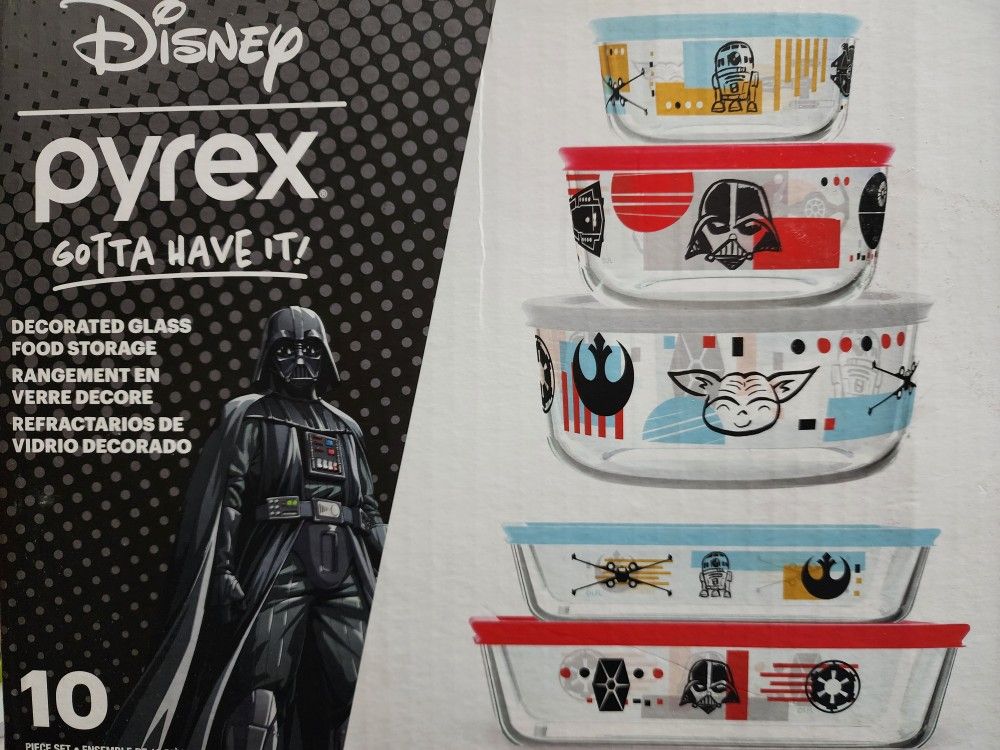 Disney Pyrex Star Wars 10 pieces