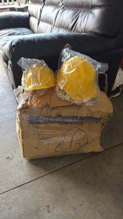 Uline Yellow Hard Hats Standard – Box Lot