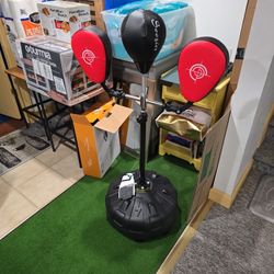 Punching Bag With Gloves