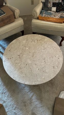 36” Round Marble Coffee Table