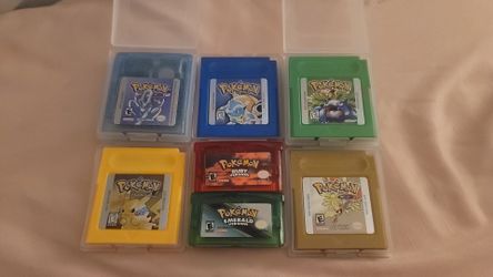 NINTENDO GAMEBOY AND GBA POKEMON GAMES (PLEAS3 READ)