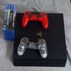 PS4 Pro With Extras 