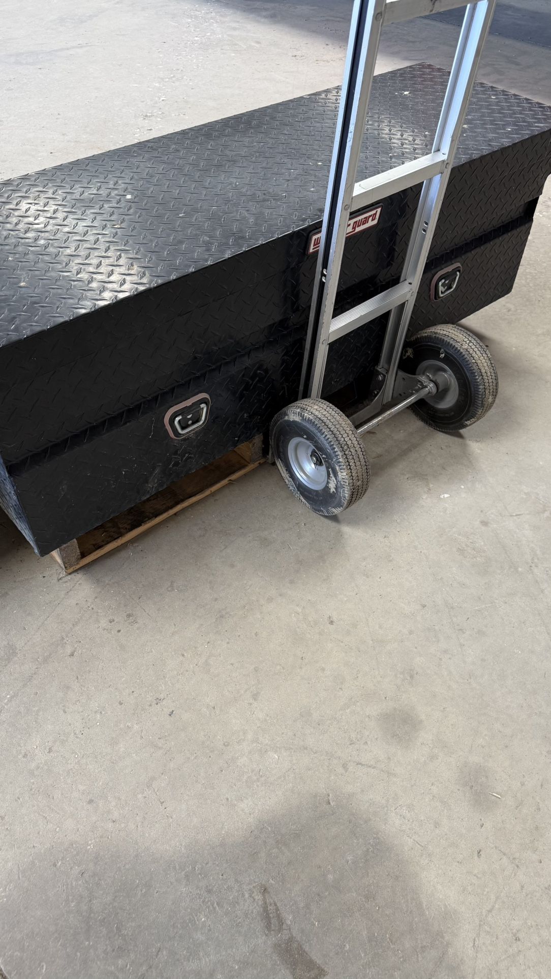 Weather Guard Crossover Tool Box Gloss Black Aluminum Full Size Low Profile Model 121-5-04
