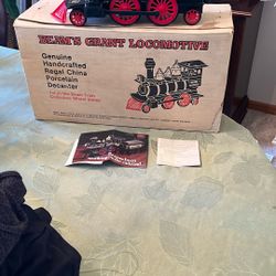 Boxed 1979 Jim Beam Grant Locomotive Regal China Porcelain Decanter 