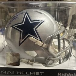 Randy White Signed Dallas Cowboys Riddell Speed Mini Helmet Schwartz