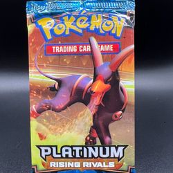 Pokemon Platinum Rising Rivals Booster Pack NEW FACTORY SEALED HOUNDOOM Art 2009