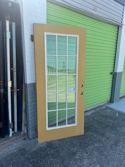Exterior glass door 36x79.25